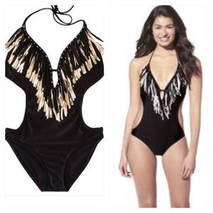 NWT! SPORTS ILLUSTRATED for target fringe monokini